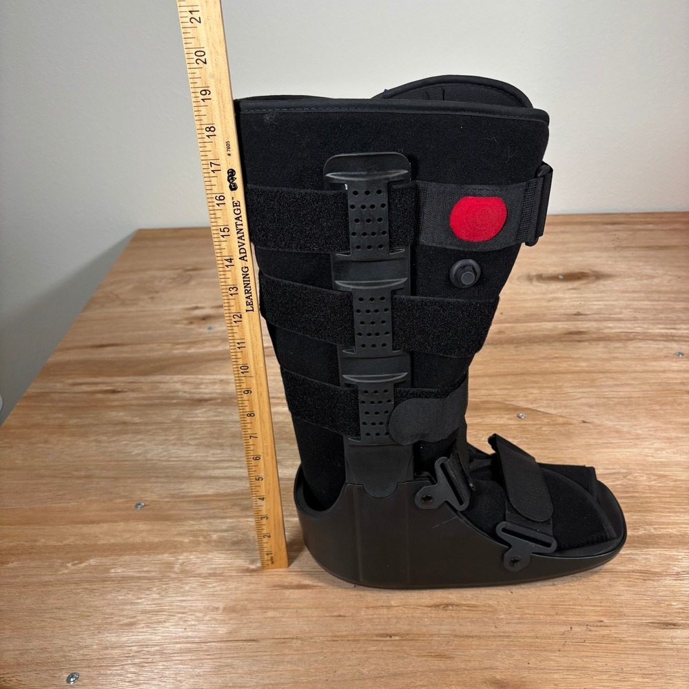 Air Cam Walker Fracture Boot Tall Medical Orthopedic Walking Shoe Black XL - Picture 6 of 7